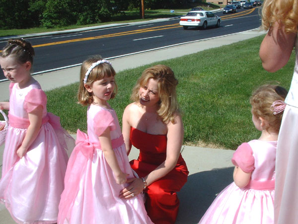 The Ceremony- the flower girls with Nancy (soon-to-be) Ketover.jpg 83.6K